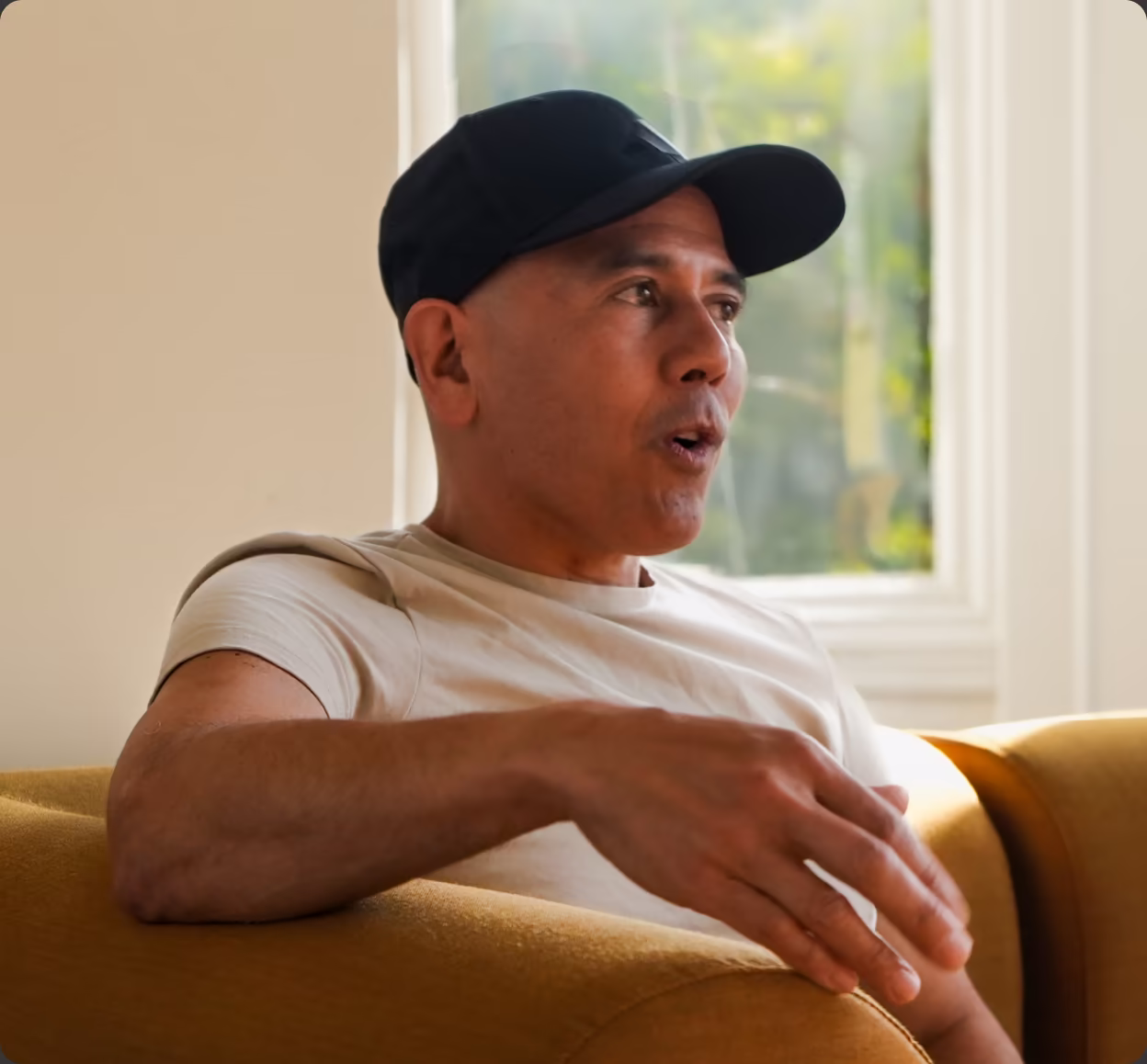 Joel R. at home