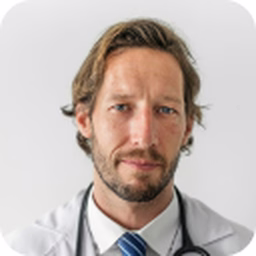 A doctor at a standard physical